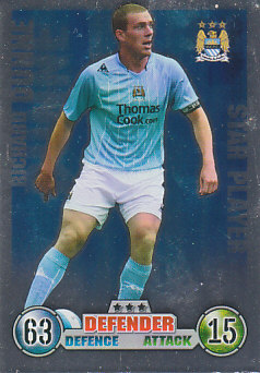 Richard Dunne Manchester City 2007/08 Topps Match Attax Star player #342